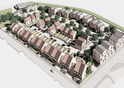 group of houses
